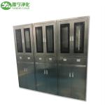 Stainless Steel Hospital Cabinets With Drawer , Operating Room Storage Cabinets