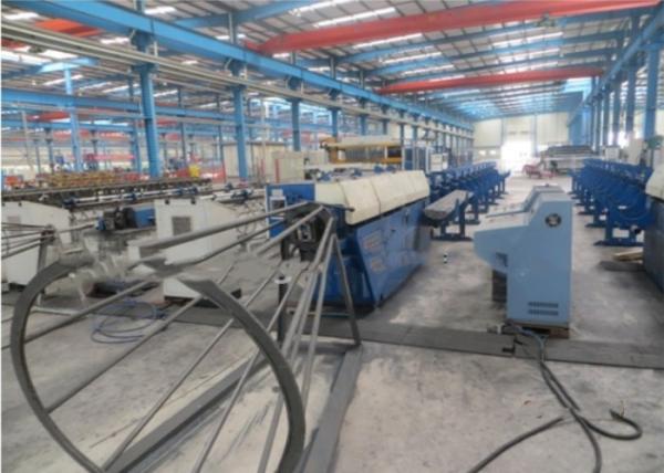 5 - 12mm Steel Bar Straightening And Cutting Machine , Deformed Rebar Straighten