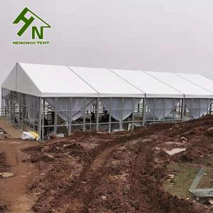 Quality White Waterproof Frame Tent A Shape Tent With Glass Wall wholesale