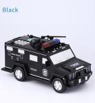 custom Robotic Police Car Toy Coin Bank Cartoon With Finger Print Plastic Money