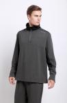 Dark Grey Long Sleeve Polo Shirts
