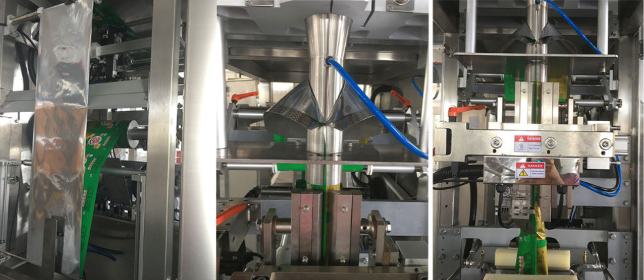 Multihead Weigher Vertical Packing Machines SS304 Food Packaging Sealing Machine