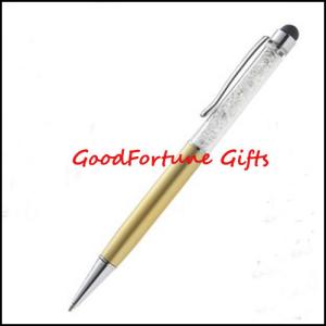 Quality Promotional Metal Ballpoint Pens With Stylus Tip With Gold Barrel For Corporate Gifts wholesale