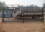 Low Carbon Steel Pipe Security Garrison Fence Panels Spear Top Steel Fence