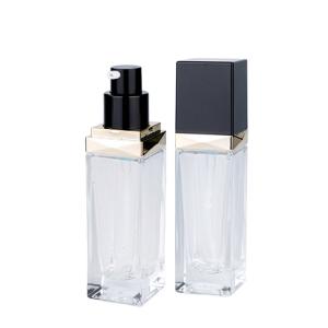 Quality Transparent Empty Foundation Bottle 30ml Liquid Foundation Travel Container wholesale
