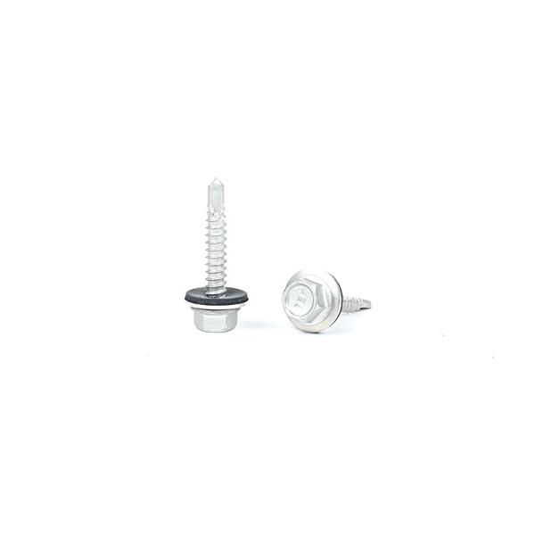 Oval Head Black Finish Stainless Steel Tornillos Para Metal Tek Screw for