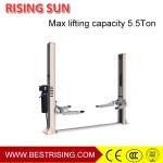 Car workshop used manual release 2 post hydraulic car lift