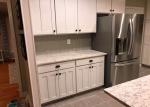 Carrara White Bianco Quartz Kitchen Countertops Anti Stain / Wear Resistence