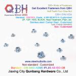 QBH M4-M10 DIN1624 Blue White Yellow Zinc Plated Carbon Steel Half Teeth Four