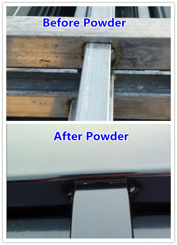 2 Rails Top And Bottom Flush Upright Rails Powder Coated Pool Fencing Panels 1250mm X 2300mm Spacing 90mm