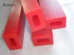 -30℃ - 80℃ Heat Resistant Polyurethane Parts Oil Resistance Red Color