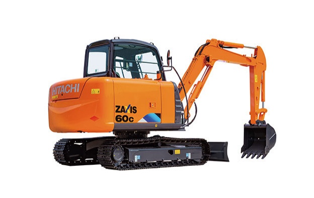 Mini excav used Hitachi 60 digger small used machinery 6 tons second hand mini digger sales mini excav best