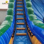 Greenish Blue Inflatable Slide Castle Live Like Royalty For A Day