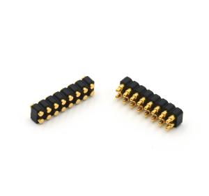 Quality 2.54mm Pitch Pogo Pin Connector Double Row Spring Loaded Contact Connectors 16pin Male Female wholesale