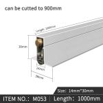 Fully Cover Type Automatic Door Bottom Seals for Metal Door Acoustic Noice