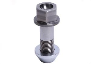 Quality High Strength Titanium Wheel Bolts 6AL4V Titanium Lug Nuts Polished Surface wholesale
