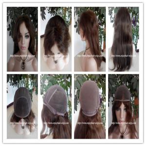 Quality 100% Human hair full lace wig 10&quot;-26&quot;L 4#color curly indian remy hair,120%-180% density wholesale