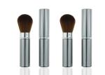 Mineral Private Label Retractable Makeup Brush Cosmetic Brushes , Eco Friendly