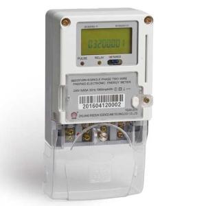 Quality Smart Card Based Single Phase Prepaid Energy Meter With Rs485 Prepaid Light Meter wholesale
