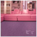Purple Hotel Carpet Flooring High Cut Low Loop Nylon Material Woven Technics