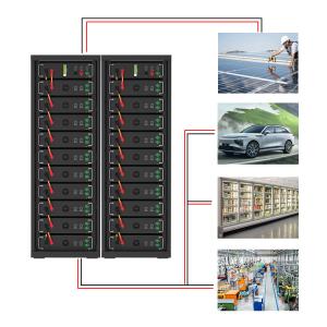 Quality High Voltage 15kwh-750kwh Lithium Iron Battery Pack Lifepo4 51.2v 100Ah Rack Mounted Battery Lithium Ion Battery wholesale