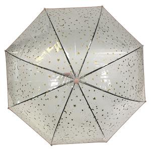 Quality Promotional Clear POE dome transparent automatic Umbrella for wholesale wholesale