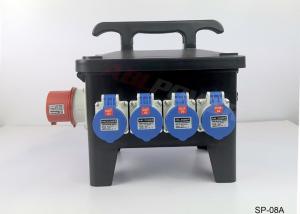 Quality Entertainment Black 8 Way Output 220V Power Distro Boxes wholesale