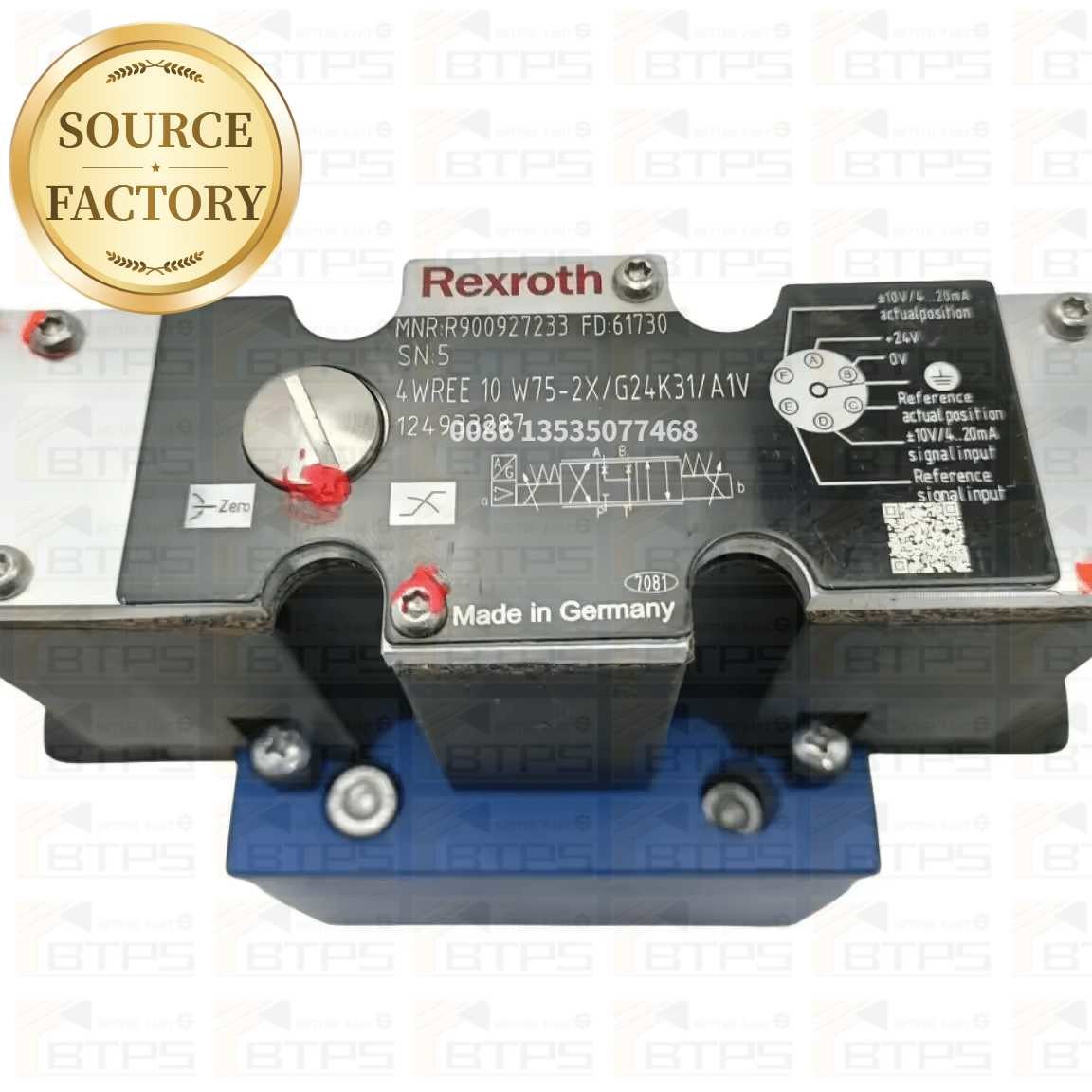 Rexroth Directional Valve hydraulic Solenoid Valve 4WRPEH6C4B12L-20/G24K0/A1M 4WRPEH6C4B12L-2X/G24K0/A1M