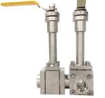 Professional Cryogenic Industrial Ball Valve SS304 Manual Low Temperature