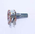 16mm rotary potentiometer with metal shaft, carbon potentiometer, trimmer