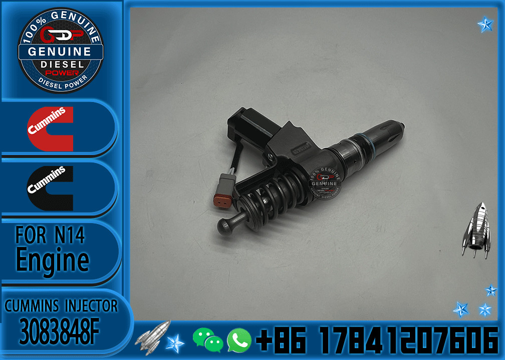 Construction Machinery PartsFuel Injector For N14 Diesel 3083846T 3083848F 3411766F 3080931F For CUMMINS Diesel Engine