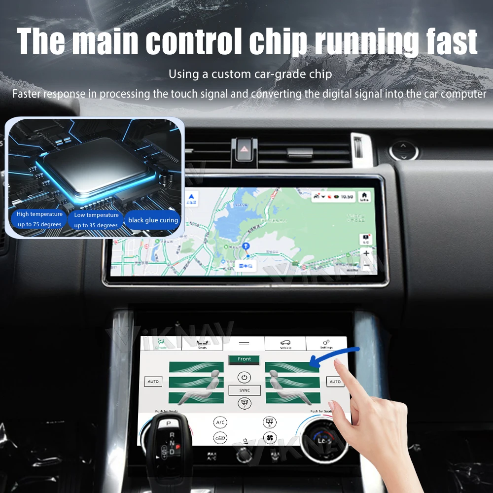 10.4 inch AC Panel Newest Generation For Range Rover Sport L494 2013-2017 Air Condition Board Climate Control LCD Touch