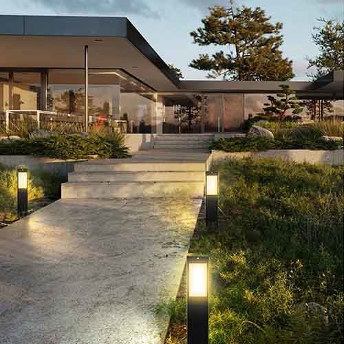 IP65 300W High Bright Power LED Courtyard Light Fixture 5 Years Warranty lawn lamp