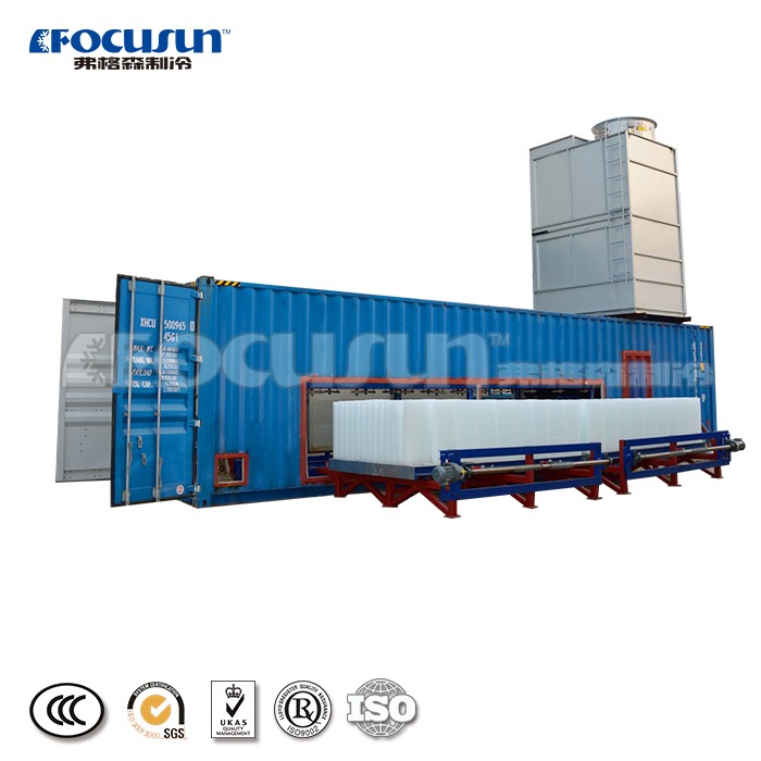 Large Capacity Ice Storage Room With 10 TONS Cooling Capacity And Refrigeration System