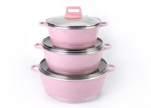 Quality 34cm Metallic Painting FDA 5.0mm Non Stick Soup Pot wholesale