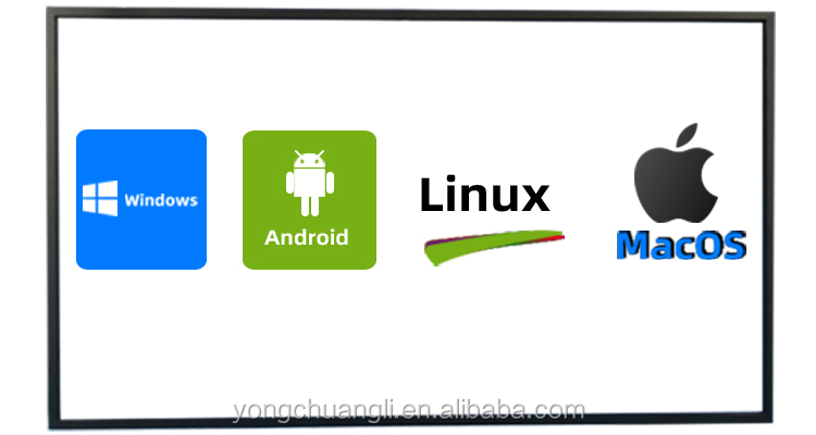 Multi Touch 20points IR Touch Bezel Frame 55 Touch Screen Overlay