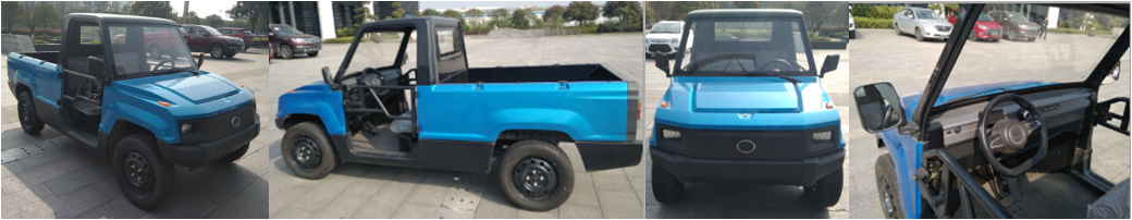 Vehicle Assembling Small Pickup Electric Trucks With Rear Wheel Drive