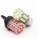 Long Lasting White LED Turn Signals For Cars 12V Aluminum Alloy Body White