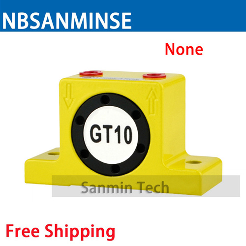 GT 1/8 1/4 Pneumatic Turbine Vibrator Air Vibrator Low Pressure For Food And Pharmaceutical Industries Ball Type