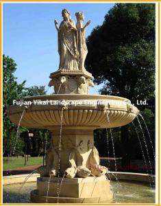Quality Stone Fountain Carved Marble Water Fountain for Garden Outdoor (YKOF-31) wholesale
