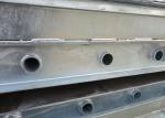 Customized Galvanized Steel Channel High Toughness For Steel Bridge Parts