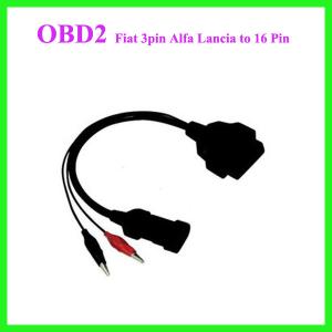 Quality Fiat 3pin Alfa Lancia to 16 Pin Diagnostic Cable wholesale