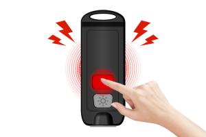 Quality Emergency Women Defense Emergency Saftey Self Anti Wolf Attack Safety Panic Alarm Keychain With Led Light wholesale