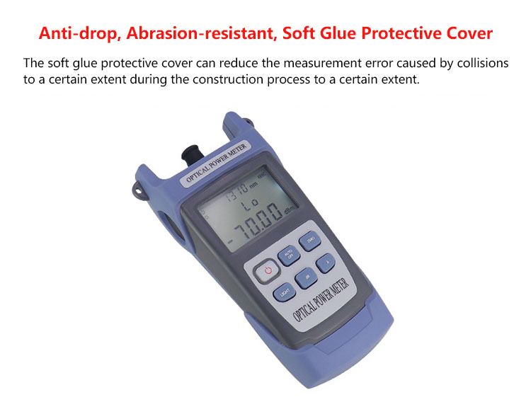 Handheld Fiber Optic Cable Tester 800nm 1700nm -70+6dbm For FC SC ST Connector