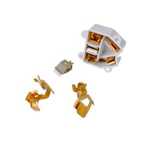 Quality Stainless Steel Copper Stamping Parts Spring Antenna Socket Customized wholesale