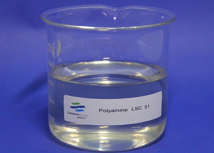Chemical Auxiliary Agent 42751-79-1 Cationic Polyelectrolyte Polyamine For Drilling Purity 50±1% type LSC 51-55