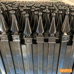 Quality Black Welded 1.5*2.0m Decorative Aluminium Fencing Powder Coated wholesale