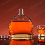 Custom Size Glass Wine Decanter 700ml 1000ml Healthy Lead Free Glass Bottle