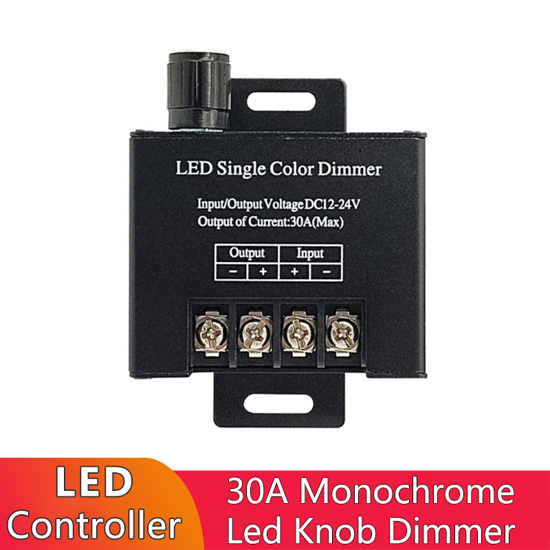 Iron Case Single Color LED Dimmer 30A High Power Dimmable Constant Voltage