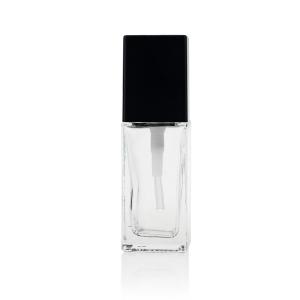 Quality 30ml Empty Liquid Foundation Bottles FDA Certified With Black Cover Cap wholesale